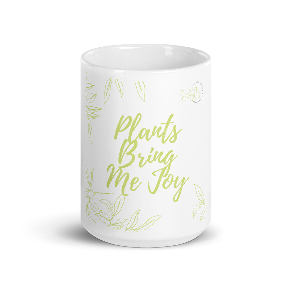 White glossy mug