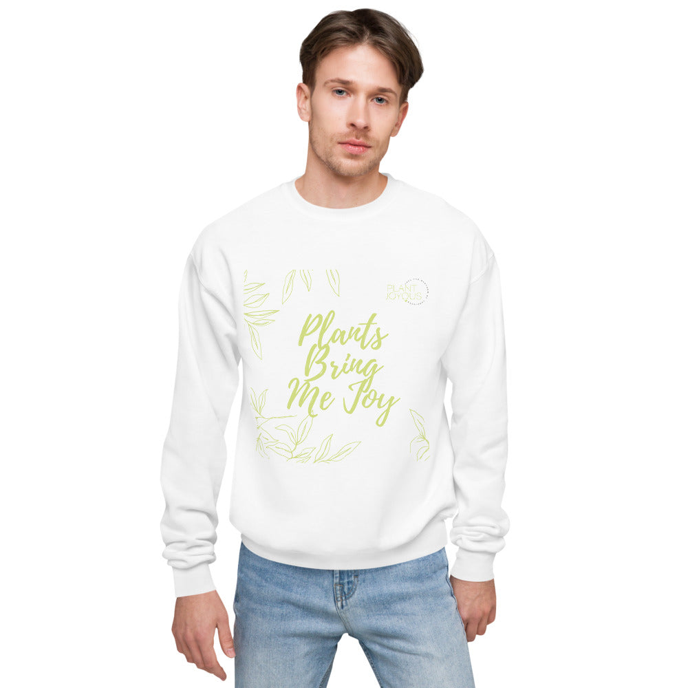 Unisex fleece sweatshirt