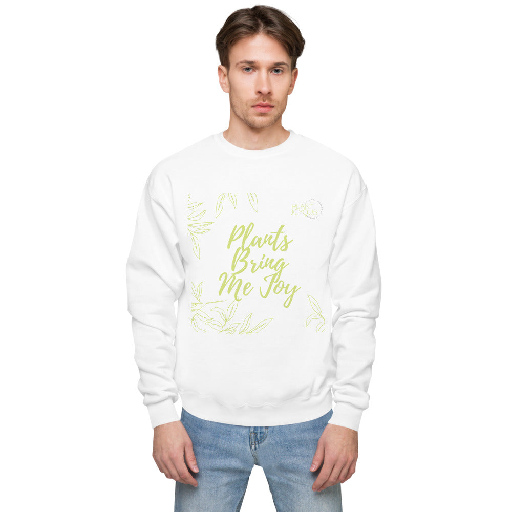 Unisex fleece sweatshirt