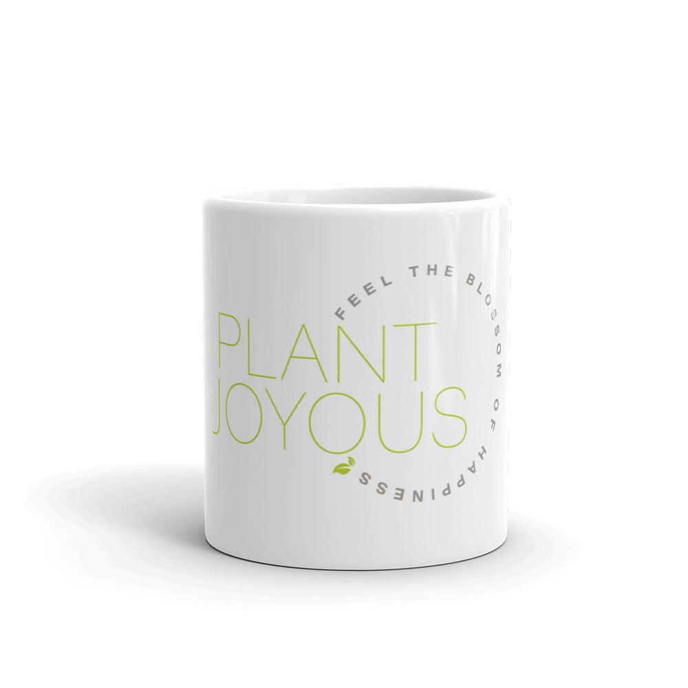White glossy mug
